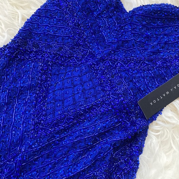 AIDAN MATTOX V-Neck Mini Dress - Picture 7 of 14